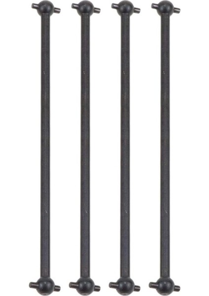 4'lü Paket Ön/arka Tahrikli Köpek Kılçığı Şaftı 100MM Uzun 538104 1/10 Rc Model Araba Yedek Parçalarıyla Uyumlu (Siyah)… (Yurt Dışından)