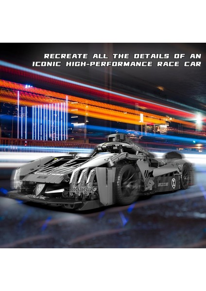Technique Gxb Yarış Arabası Oyuncak Yapı Seti - Yetişkinler ve Çocuklar Için Koleksiyonluk Yarış Arabası Yapı Taşları Seti, 1:14 Ölçekli Yarış Arabası Modeli, Motor Sporları Hayran (Yurt Dışından) fiyatları