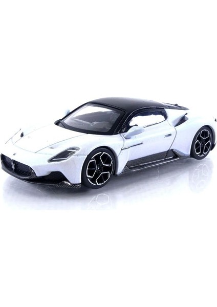 MC20 Bianco Audace Beyaz Siyah Üst 1/64 Pres Döküm Model Araba Modelleri DIE6401 (Yurt Dışından)