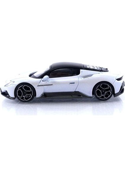 MC20 Bianco Audace Beyaz Siyah Üst 1/64 Pres Döküm Model Araba Modelleri DIE6401 (Yurt Dışından)