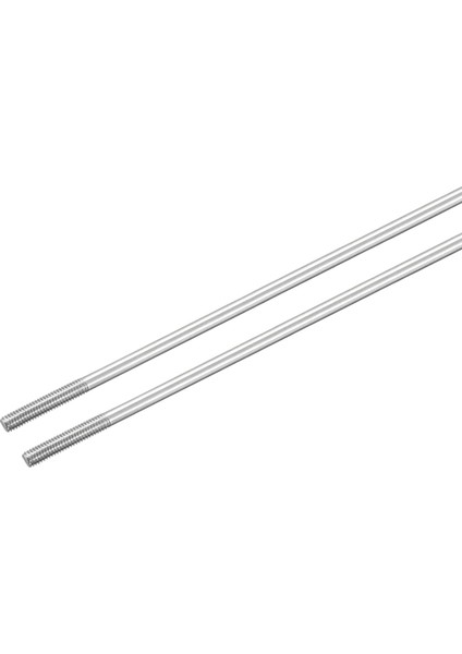 304 Paslanmaz Çelik Itme Çubuğu Konektörü Çift Uçlu Dişli Çubuk Dıy Rc Araba, Tekne, Araba, Uçak, Helikopter Modeli ve Dıy Malzeme, M4X160MM, 2'li Paket (Yurt Dışından)