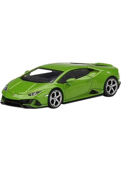 Lambo Huracan Evo Verde Mantis Yeşil Metalik Dünya Çapında 4200 Parçaya Sınırlı Üretim 1/64 Gerçek Ölçekli Minyatürler Tarafından Pres Döküm Model Araba MGT00328 (Yurt Dışından)