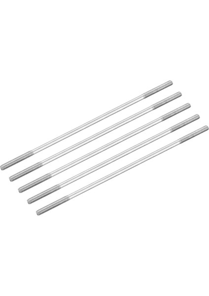 304 Paslanmaz Çelik Itme Çubuğu Konektörü Çift Uçlu Dişli Çubuk Dıy Rc Araba, Tekne, Araba, Uçak, Helikopter Modeli ve Dıy Malzeme, M2.5X90MM, 5'li Paket (Yurt Dışından)