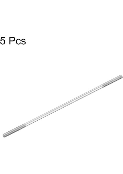 304 Paslanmaz Çelik Itme Çubuğu Konektörü Çift Uçlu Dişli Çubuk Dıy Rc Araba, Tekne, Araba, Uçak, Helikopter Modeli ve Dıy Malzeme, M2.5X90MM, 5'li Paket (Yurt Dışından) modelleri