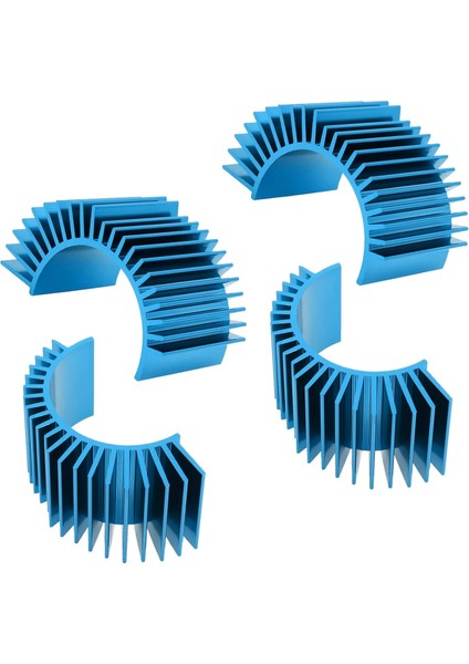 4 Adet Rc Motor Isı Emici 540 550 Boyutu Motorlar Için Soğutma Fırçalanmış/fırçasız Modeller Araba Paletli Canavar Kamyon Buggy, Alüminyum Alaşım (Yurt Dışından) modelleri