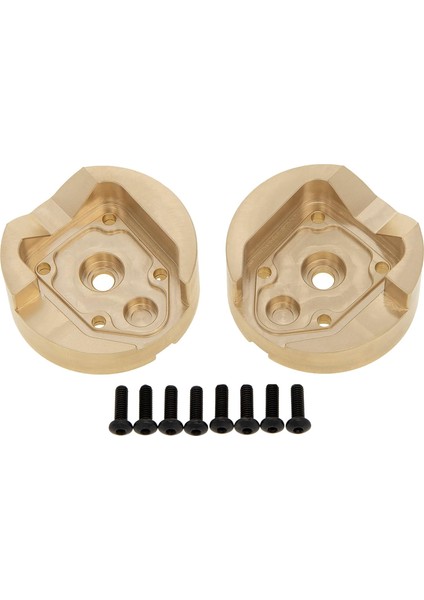 1/18 Rc Model Araba Pirinç Dış Portal Konut Karşı Ağırlık Kapakları Ön Dişli Kapakları Eksenel UTB18 Capra Trail Buggy Için 65 G/adet # AXI212010 Yükseltme Parçaları 2 Adet (Yurt Dışından)