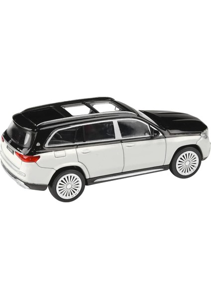2020 MB Gls 600, Sunroof Beyaz Metalik ve Siyah 1/64 Pres Döküm Model Araba, Paragon Modelleri PA-55306 (Yurt Dışından) modelleri