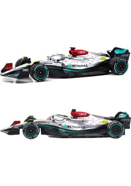 Bburago 1:43 2022 F1 Amg W13 No. #44 Lewis Hamilton Alaşım Oyuncak Araba Modeli Süper Formül Döküm Modeli (2022 W13#44) (Yurt Dışından)