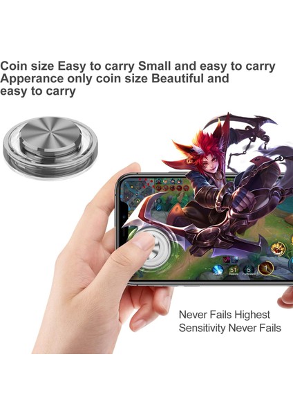 Cep Telefonu Oyun Denetleyicisi Için Joystick Hediye Cep Telefonu Oyunu Joystick Oyun Kontrolü 2 Paket (Yurt Dışından) fiyatları