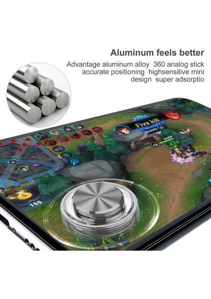 Cep Telefonu Oyun Denetleyicisi Için Joystick Hediye Cep Telefonu Oyunu Joystick Oyun Kontrolü 2 Paket (Yurt Dışından) fırsatları