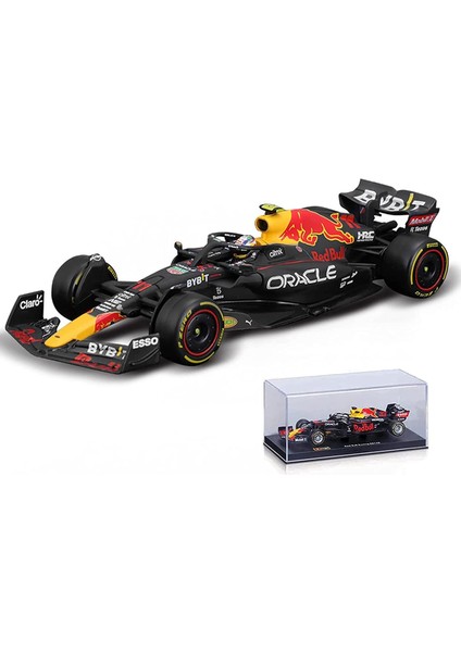 Bburago 1:43 Red Bull 2021 RB16B #33 RB18 Türkiye F1 Formula Araba Statik Döküm Araçlar Koleksiyon Model Yarış Arabası Oyuncaklar (RB18 #1 Akrilik Kutu) (Yurt Dışından)