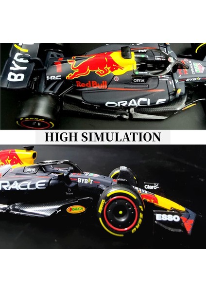 Bburago 1:43 Red Bull 2021 RB16B #33 RB18 Türkiye F1 Formula Araba Statik Döküm Araçlar Koleksiyon Model Yarış Arabası Oyuncaklar (RB18 #1 Akrilik Kutu) (Yurt Dışından)