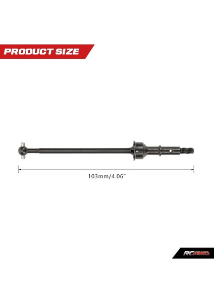 2x #45 Çelik Cvd Tahrik Mili Seti Losi 1-10 Için Komple 22S 2WD Hazırlıksız Sürükleme Araba Yükseltme Parçaları (Siyah) (Yurt Dışından) modelleri