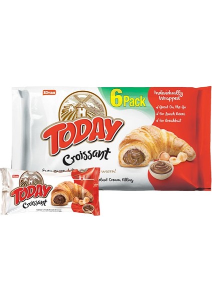 Today Kruvasan Çikolatalı 40 Gr. 6 Adet (1 Kutu)