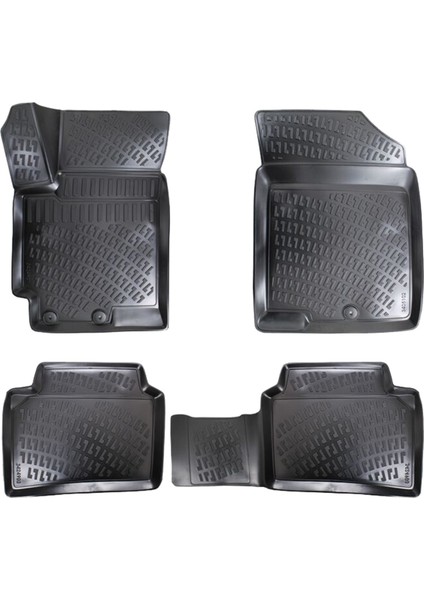 Kia Rio Hb 3D Havuzlu Paspas 2021 Sonrası Yeni Logo Araca Uyumlu Siyah 3D Paspas - Rizline Marka