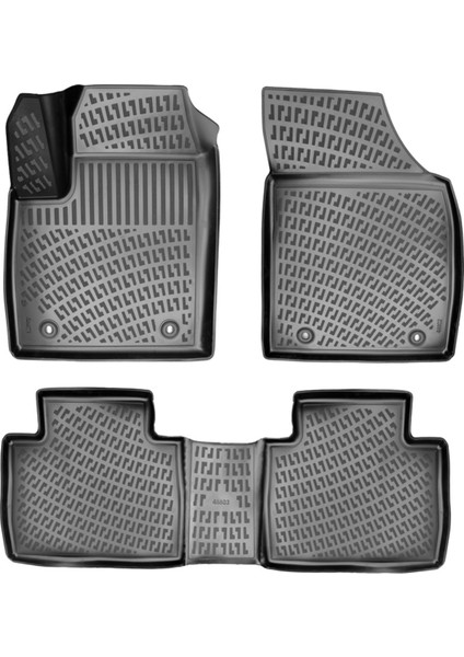 Mg Hs 3D Havuzlu Paspas 2018 Sonrası Benzinli Araca Uyumlu Siyah 3D Paspas - Rizline Marka