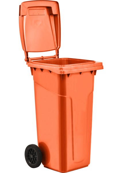 120 Lt. Tekerlekli Endüstriyel Çöp Konteyneri (Turuncu) fiyatları