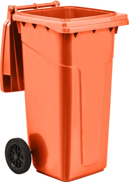 120 Lt. Tekerlekli Endüstriyel Çöp Konteyneri (Turuncu) modelleri