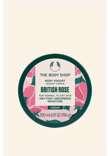 The Body Shop British Rose Body Yogurt 15 Saniyede Emilen Vücut Nemlendiricisi 200 ML