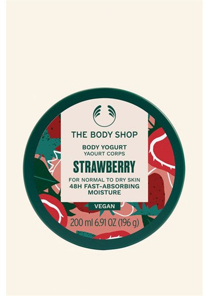 The Body Shop Strawberry Body Yogurt 15 Saniyede Emilen Vücut Nemlendiricisi 200 ML