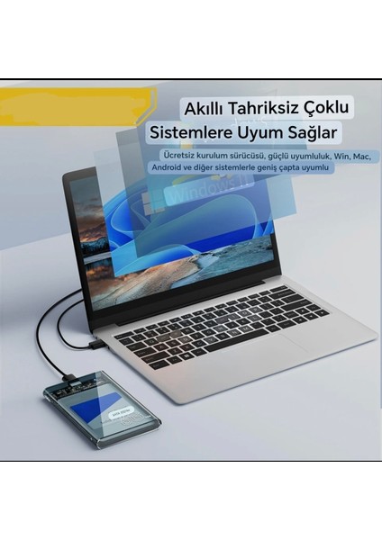 Usb 3.0 SSD Sata HDD Kutusu CE/FC/ROHS Lisanslı 6Gbps Hızlı Yeni Nesil