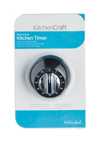 Kitchencraft Kcmtımblk Soft Touch Mekanik Zamanlayıcı