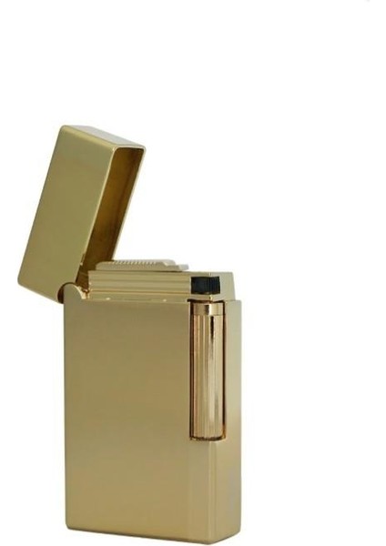 Tek Torch Metalik Sarı Puro Çakmağı