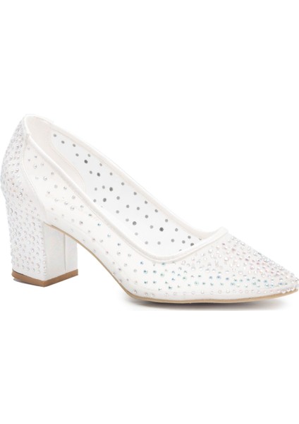 Gedikpasalı End 5167 Beyaz Abiye