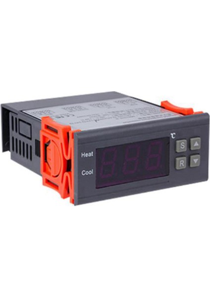 Dijital Sıcaklık Kontrol CIHAZI-99-400 Derece PT100 M8 Prob Termokupl Sensörü Gömülü Termostat 220 V Anahtarı (Yurt Dışından)