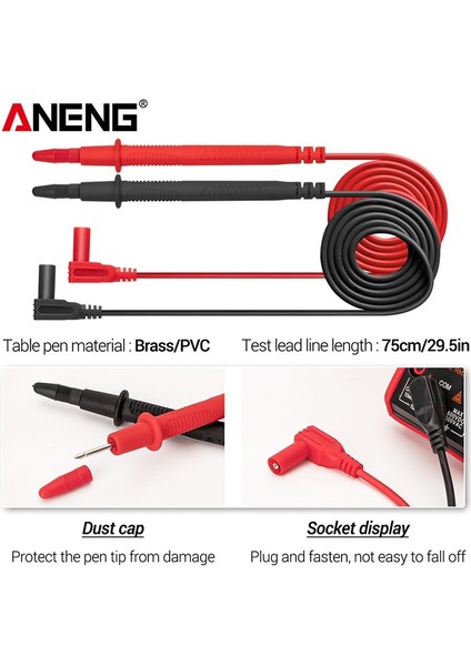 Aneng M118A Dijital Mini Multimetre Test Cihazı Otomatik Multimetre 6000 Sayım Ncv Testi True-Rms Veri Tutma (Yurt Dışından) indirimleri