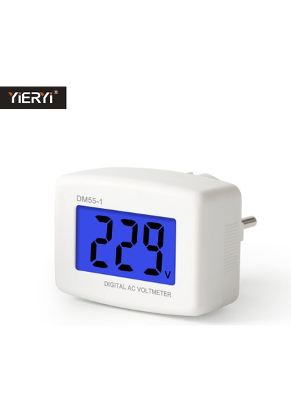 Yıeryı DM55-1 Test Cihazı Plug-In Voltmetre 110V-300V 220V Ac Dijital Voltmetre Ab Tak (Yurt Dışından)