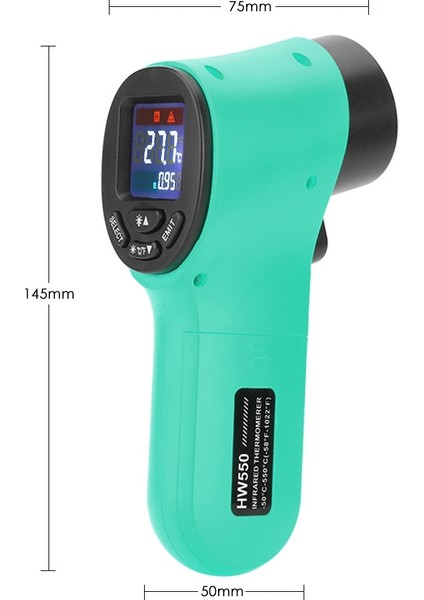 Termometre-1 x Termometre (Pil Içermez)-Yeşil (Yurt Dışından) indirimleri