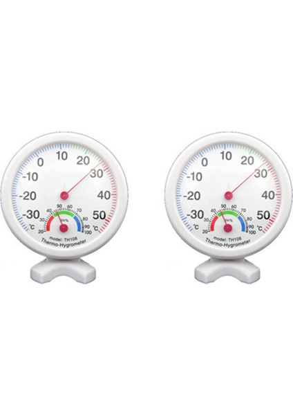 Nem-5xtermometre Higrometresi 5 x Taban-Beyaz (Yurt Dışından)