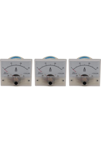 3x 85C1-A Dc Analog Amper Metre Panel Metre Ölçer 30A Amp Ölçer Akım Mekanik Ampermetreler (Yurt Dışından) fiyatları