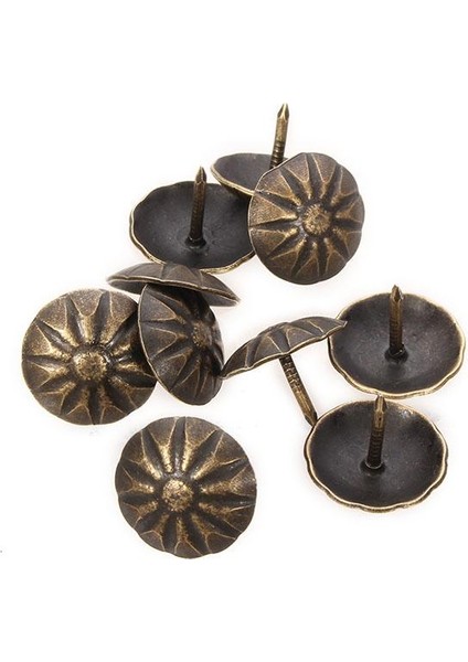 10 Adet Bronz Kabarcık Çivi Dekoratif Kanepe Vezikül Kutusu Kabarcık Tırnak Tac (Yurt Dışından)