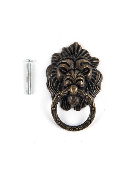 Çok Renkli Çinko Alaşımı Aslan Kafası Kapı Kolu Dolap Dolabı Topuzu Çeker (Yurt Dışından)