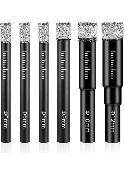 Adet Elmas Matkap Ucu Porselen Karo Matkap Ucu 6mm 8mm 10MM 12MM (Yurt Dışından)