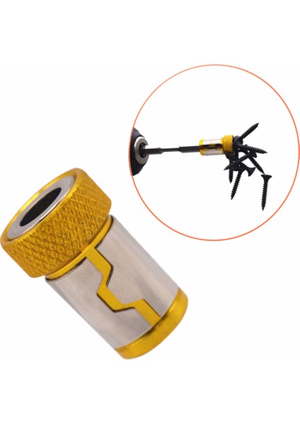 Hızlı Bırakma Manyetik 1l4 Inç Hex Shank Tornavida Matkap Ucu Tutucu El Aleti (Yurt Dışından)