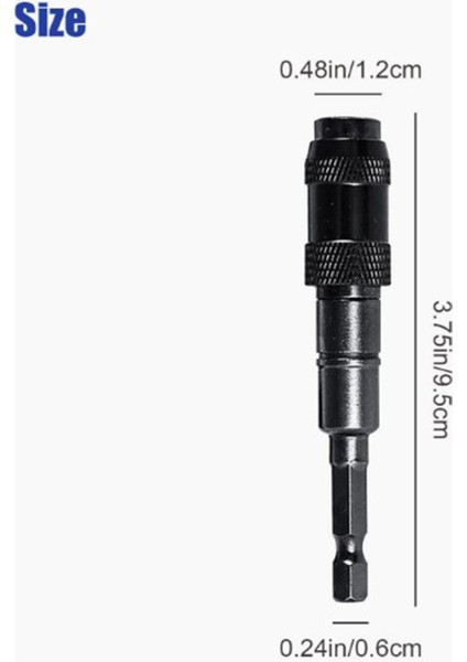 Le 2 Adet/4 Adet 1/4 Inç Shank Çelik Darbe Manyetik Döner Matkap Ucu Tutucu Manyetik Kilit ile (Yurt Dışından) fiyatları