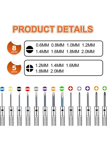 13 Parça Saat Tornavida Seti Kuyumcular Tornavida Seti Profesyonel Tornavida Seti, 26 Ekstra Parça Tornavida Uçları ile Saatçiler Için Araçlar (Yurt Dışından)