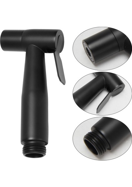 Siyah El Tuvalet Püskürtücü Paslanmaz Çelik Bide Püskürtücü Seti (Yurt Dışından) indirimleri