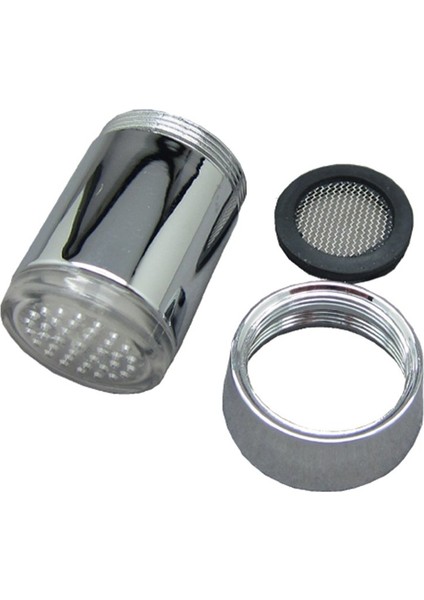 Renk Yok Pil LED Su Musluk Musluk Başlıkları Glow LED Su Musluk Musluk-Gümüş (Yurt Dışından) fiyatları