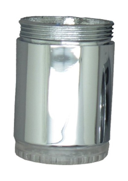 Renk Yok Pil LED Su Musluk Musluk Başlıkları Glow LED Su Musluk Musluk-Gümüş (Yurt Dışından) fırsatları