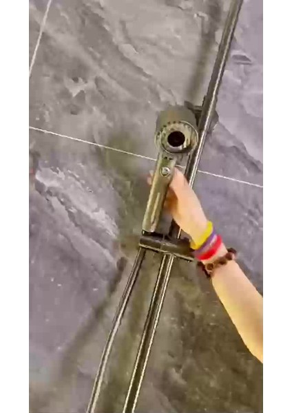 Maytto Banyo Duş Başlığı Yüksek Basınçlı Duş Başlığı Püskürtücü Başlığı Atık Su Paslanmaz Çelik Panel 3 Modlu Duş Başlığı Ayarlanabilir Su Basıncı Spa Için Tek Düğme Durdurma/başlatma (Yurt Dışından)