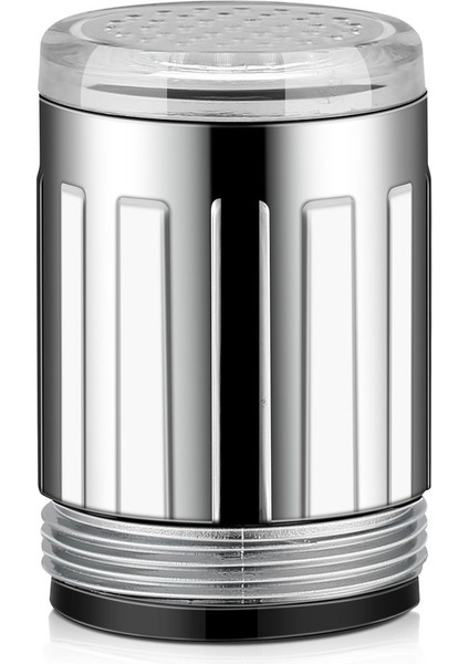 Renk Rgb Renkli LED Işık Su Glow Paslanmaz Çelik Musluk Musluk Başlığı-Gümüş (Yurt Dışından) fiyatları