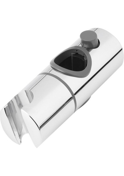 Yedek 25MM Abs Krom Duş Rayı Kafa Kaydırıcı Tutucu Ayarlanabilir Braket-Gümüş (Yurt Dışından)
