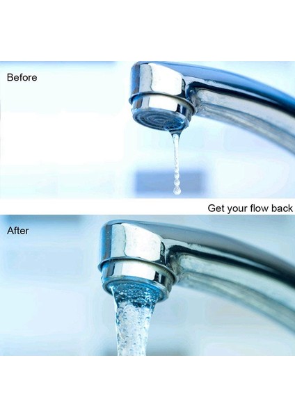 1.2gpm Musluk Yedek Parça Ekleme Filtresi, Kısıtlayıcı Havalandırıcı, 8 Paket (Mavi+Siyah) 18,5 mm ve 16,5 mm (Yurt Dışından) fırsatları