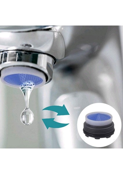 1.2gpm Musluk Yedek Parça Ekleme Filtresi, Kısıtlayıcı Havalandırıcı, 8 Paket (Mavi+Siyah) 18,5 mm ve 16,5 mm (Yurt Dışından) indirimleri