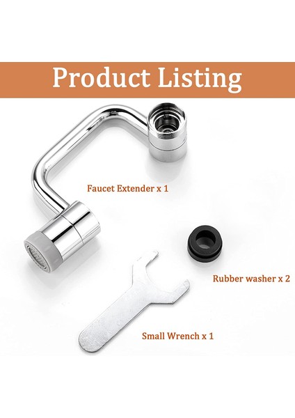 Su Çıkış Modlu 1080° Dönen Yüz Yıkama Ataşmanı Sıçrama Filtresi Musluk Lavabo (Yurt Dışından) fırsatları