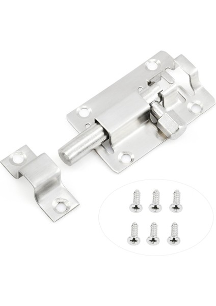 Flyeer Kapı Kilidi Slayt Cıvatası Banyo, Tuvalet, Kulübe, Yatak Odası, Mobilya Yakalama Mandalı Kolay Takma (Yurt Dışından)